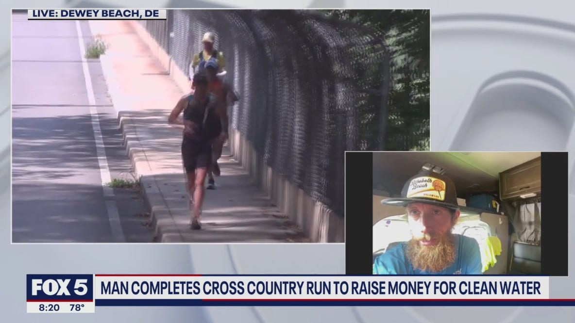 Man runs across country to raise money for clean water